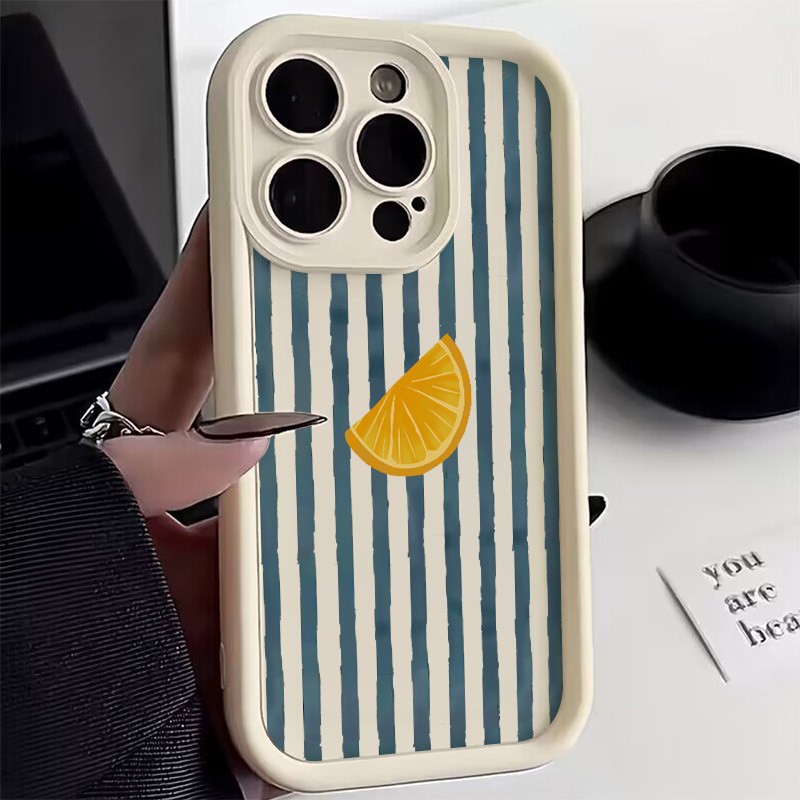 Çizgili Limon Dilimi Desenli T - Apple Iphone 15 Pro Max incelemesi ve fiyatı